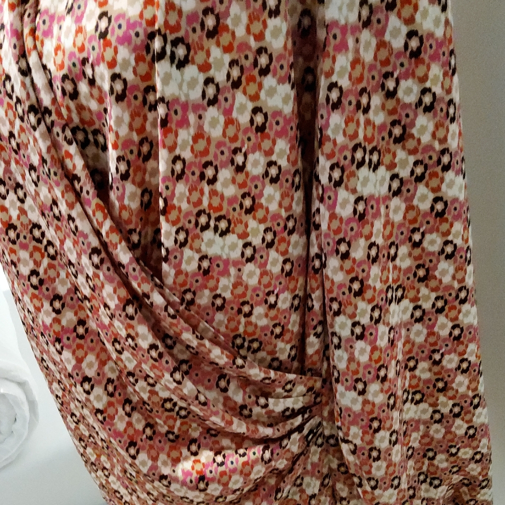 Anne Klein Multicolor Wrap Blouse - image 2